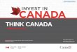 THINK CANADA - Toronto Global · Source: IMF Fiscal Monitor, October 2016. 9 …the lowest net debt in the G7… In 2015, Canada had the lowest net debt-to-GDP ratio in the G7 and