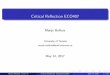 Critical Reflection ECO407 - University of Toronto...Critical Re ection ECO407 Marijn Bolhuis University of Toronto marijn.bolhuis@mail.utoronto.ca May 14, 2017 Marijn Bolhuis (U of