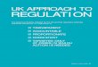 xxxxxxxxxxxxxxxxxx uk appRoaCh to Regulation · xxxxxxxxxxxxxxxxxx uk appRoaCh to Regulation the general principles adopted by the uk are that regulatory activities should be carried