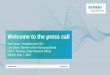 Welcome to the press call · Munich, May 7, 2019 Press call Joe Kaeser, Lisa Davis, Ralf P. Thomas Vision 2020+ ‒ New structure + 2 ppts. CAGR. Accelerated comp. revenue growth