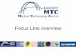 Focus Line overview - Smart Hub Vlaams-Brabant · Roadmap/Challenges: LMTC brief outline Q3-2014 + Focus Line Overview 5 • 40 member groups, 800+ researchers and clinicians •