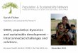 SRHR, population dynamics and sustainable development … · control their own fertility, are cornerstones of population and development-related programmes. _ ^All couples and individuals