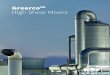 Greerco™ High Shear Mixers - nov.com · High Shear Mixers Versatility The Greerco Colloid Mill is the most versatile high shear mixer available. With a simple turn of the wheel,