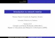 Ramon Ferrer-i-Cancho & Argimiro Arratia Version 0.4 ...csn/slides/03metrics.pdf · Outline Network metrics Distance metrics Clustering metrics Degree correlation metrics Geodesic