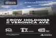 CROW HOLDINGS AT VERONICA AVE · AT VERONICA AVE. BIG BUILDING OPPORTUNITY Proposed 926,392 SF, 40’ Clear Logistics Facility for Lease FULLY APPROVED Construction Commencement —