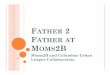 FATHER 2 FATHER AT MOMS 2 Father Powerpoint.pdf · FATHER 2 FATHER AT MOMS2B Dads would often come to Moms2B and need support and education, however our topics were geared toward
