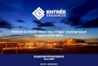 Partner in World Class Oyu Tolgoi Underground Copper-Gold Mine · This presentation contains forward-looking statements within the meaning of the United States Private Securities