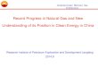 Recent Progress in Natural Gas and New Understanding of ...members.igu.org/old/IGU Events/igrc/igrc-2014/presentations/ww1-3-zhang.pdfreef and weathering crust. The large gas fields