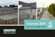 December - Cematrix: Cellular Concrete Solutions€¦ · Cellular concrete is a technologically advanced specialized premium construction material CEMATRIX is a leading North American