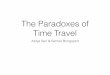 The Paradoxes of Time Travelkryten.mm.rpi.edu/COURSES/AHR/AHRTimeTravel_AtriyaF18.pdf · theory." Handbook of spatial logics. Springer Netherlands, 2007. 607-711. GenRel := {AxSelf