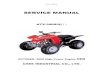 SERVICE MANUAL - scf99fe700a0cb239.jimcontent.com · ADLY MOTO Foreword This service manual contains information on servicing ATV-300 This manual is written for use as a guideline
