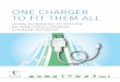 ONE CHARGER TO FIT THEM ALL€¦ · Wireless charging The last trend in charging is the shift from connected to wireless charging. Currently around 29% of portable device users claim