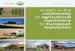 Belgium of agricultural machinery - Industry's Support ... market... · The European agricultural machinery industry provide technical solutions to efficiently satisfy such basic