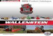 2015 Product Catalogue - Wallenstein Equipment · CHIPPERS / SHREDDERS Wallenstein 2015 Product Catalogue Inside every Wallenstein BX Wood Chipper is power, converting messy debris