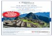 THE BEST OF PERU96bda424cfcc34d9dd1a-0a7f10f87519dba22d2dbc6233a731e5.r41.… · Day 4 Lima/Cusco - City Tour After a buffet breakfast you will head to Lima airport to board your