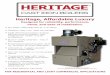 Heritage, Affordable Luxury - EFM Heating · HERITAGE TECHNICAL SpECIFICATIONS MET-6302 TDC Manufacturing Inc. 155 RT. 61 SOUTH • SCHUYLKILL HAVEN, PA 17972 (570) 385-0731 • FAX