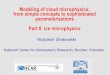 Modeling of cloud microphysics: from simple …indico.ictp.it/event/7614/session/1/contribution/7/...Modeling of cloud microphysics: from simple concepts to sophisticated parameterizations