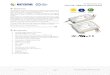 EY ERFORMANCE ATA C 10 - 50W LED DRIVER SERIES · KPD_Cielo 10Page 7 -50W_Rev00, June 2016 DIMMING OPERATION Cielo LED driver is able to operate under the minimum value of the output