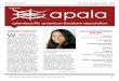 PRESIDENT’S MESSAGE APALA EXECUTIVE BOARD 2016-2017 · NEWSLETTER PRESIDENT’S MESSAGE W e started our year together as APALA focused on the phrase Kulia I Ka Nu’u (Strive for