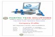 Company Profile - Portri Tech Solutions | Computer Service in ... · Portri Tech Solutions is established in 2013 in the Name of Computer Techno World in Koovathur. It was provided