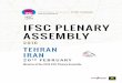IFSC PLENARY ASSEMBLY · The Developing Continental Membership status is intended to be exceptional and applicable only where the above conditions exist. Before the PA, the EB further