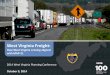 West Virginia Freighttransportation.wv.gov/.../plan_conf/Documents/2014PC/WV_Freight.p… · STATE FREIGHT PLAN Task 3: Freight Data Analysis Identify Major Growth Industries, Freight