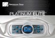 EnginEErEd for ultimatE control - Black Pine Spasblackpinespas.com/.../uploads/2013/07/2013_PlatinumElite_Brochure… · Piper Glen Pelican Bay Platinum Elite Class HaND-SCULPTED