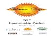 2017 Sponsorship Packet - Microsoft · Commit to sponsorship and remit 50 percent of sponsor commitment at time of signing Provide balance of cash sponsorship by 3/01/17 Provide one