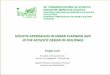 HOLISTIC APPROACHES IN URBAN PLANNING AND … · EUROPEAN SYMPOSIUM ON SUSTAINABLE BUILDING ACOUSTICS Sergio Luzzi - Holistic Approaches in urban planning and in the acoustic design