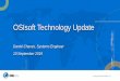 OSIsoft Technology Update · OSIsoft Message Format Data Ingress to OCS from large numbers of data sources and devices Roadmap themes: Manageable Systems | Seamless Infrastructure