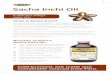 Sacha Inchi Oil - florahealth.com · Sacha Inchi Oil provides a rich, well-balanced ratio of omega-3, omega-6, and omega-9 polyunsaturated fatty acids. With a pleasant, mild, and