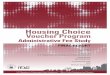 Housing Choice Voucher Program - NCSHA · August 2015 Prepared for U.S. Department of Housing and Urban Development Submitted by ... • Roberta Graham, Quadel Consulting Corporation