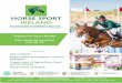 “Equestrian Sport Ready” · horse industry are ready to resume safe and controlled sport and rebuild the losses incurred for the entire equestrian community. It is important to