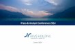 Press & Analyst Conference 2014 - aevis.com · AEVIS – strong growth since 2010 COMPANY PRESENTATION I 5 • Since 2010, strong growth both on a P&L and a balance sheet level thanks