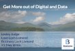 Get More out of Digital and Data - Business Loch Lomond · Business Loch Lomond 31 May 2018 ... Datafest 2017: Smarter Tourism: Shaping Glasgow’s Data Plan, Wednesday 22 March 2017/Skyscanner