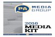 2016 MEDIA KIT - PA Media Group · PERRY CUMBERLAND ADAMS YORK FRANKLIN LANCASTER LEBANON DAUPHIN Harrisburg CENTRAL PA DEMOGRAPHICS Monthly unique visitors1 Weekly readership 2 College