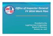 Provided Legal Services Corporation Board of Directors ... · FY 2015 Highlights Issued11 OIG grantee audit reports which reviewed controls over $44.9 million in LSC grant funds,