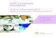 AMT Candidate Handbook MLT Handbook.pdf · Medical Technologist (MT) and Medical Laboratory Technician (MLT) Candidate Handbook 1 GENERAL INFORMATION American Medical Technologists