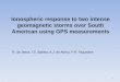 Ionospheric response to two intense geomagnetic storms ...€¦ · 1 Ionospheric response to two intense geomagnetic storms over South American using GPS measurements R. de Jesus,