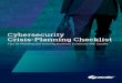 Cybersecurity Crisis-Planning Checklist - Zscaler · 2020-03-20 · Cybersecurity Crisis-Planning Checklist Subject: In uncertain times, a CxO s first priority is to protect the health