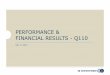 PERFORMANCE & FINANCIAL RESULTS - Q110 · Q109 Q110 Derivative transactions displayed a significant rise 1,329 501 93,285 197,796 0 50.000 100.000 150.000 200.000 250.000 0 200 400