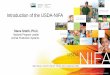 Introduction of the USDA-NIFAncuraregioniv.com/uploads/3/4/2/4/34247560/usda.pdfUnder Secretary, Research, Education, and Economics (REE) Dr. Steven Kappes . Associate Administrator