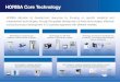 HORIBA Core Technology€¦ · sample under vacuum, eventually at low temperature using a cold sample stage. High ef˜ciency dedicated process Raman analyzer for rugged and robust