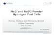 NaSi and NaSG Powder Hydrogen Fuel Cells...NaSi and NaSG Powder Hydrogen Fuel Cells Andrew Wallace and Michael Lefenfeld SiGNa Chemistry May 20, 2009 apwallace@signachem.com stp_24_lefenfeld