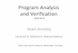 Program Analysis and Verificationmaon/teaching/2015-2016/paav/... · Program Analysis and Verification 0368-4479 Noam Rinetzky Lecture 6: Abstract Interpretation 1 Slides credit: