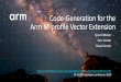 Code-Generation for the Arm M-profile Vector Extension€¦ · US LLVM Developer conference 2019 Code-Generation for the Arm M-profile Vector Extension Sjoerd Meijer Sam Parker David