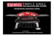 OPERATING INSTRUCTIONS - Premium Gas BBQs TRIPLE GRILL INSTRU… · Either conversion must be done by a licensed gas fitter or an authorised gas appliance . technician. It is extremely