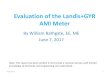Evaluation of the Landis+GYR AMI Metersafemeters.org/wp-content/uploads/2017/07/BathgateAMI.pdf · 6/7/2017  · 0.50 1.00 1.50 2.00 2.50 3.00 3.50 4.00 4.50 5.00 5.50 6.00 6.50 7.00