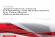 for Functional Extending the Applications Administrators ......Oracle Applications Cloud Extending the Applications for Functional Administrators Chapter 1 Overview 2 Note Personalization