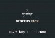 BENEFITS PACK - ROAST · Google AdWords exams, to best interview practise, to presentation training, to hands on digital activities such as data insight ... charity schemes, staff